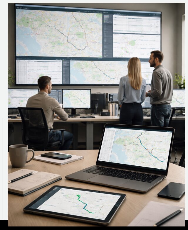 Трекинг грузов и Fleet Management, мониторинг автопарка в Черняховске