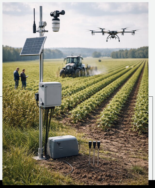 Разработка IoT мониторинга полей в Черняховске от 8908 р. | АвикейЧрх