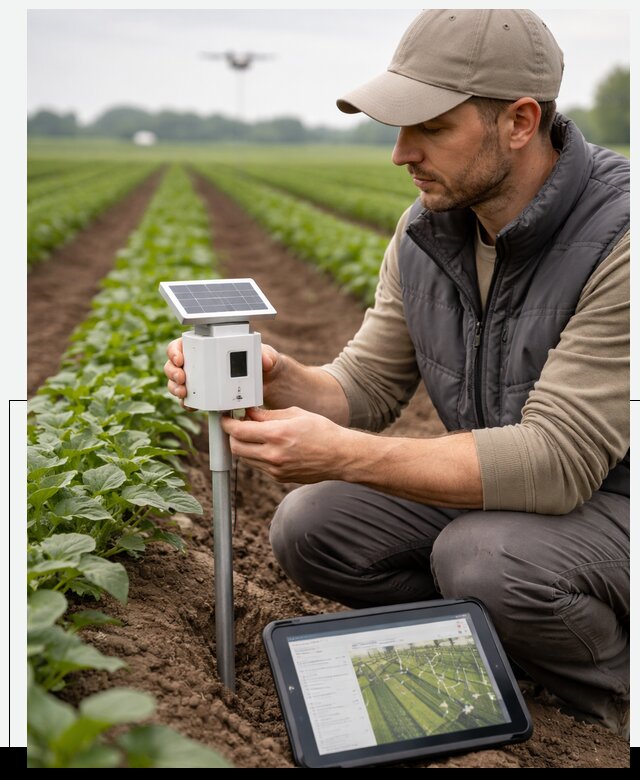 IoT мониторинг сельскохозяйственных полей и контроля в Черняховске